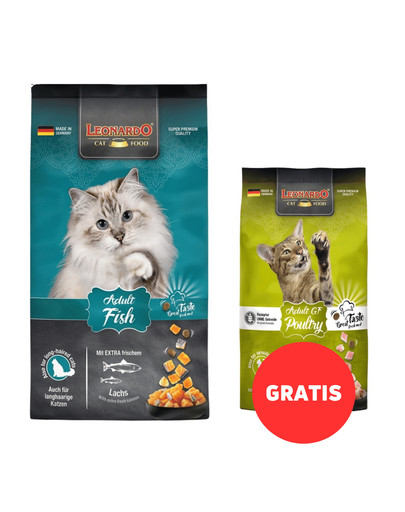 LEONARDO Adult Ocean Fish & Rice 7,5 kg + karma 300g GRATIS