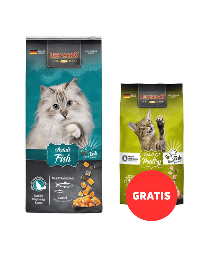 LEONARDO Adult Ocean Fish & Rice 15 kg + karma 300g GRATIS