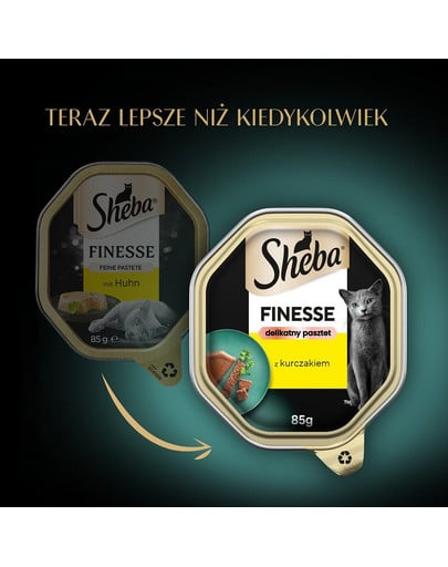 SHEBA Finesse delikatny pasztet tacka 22x85 g dla kota