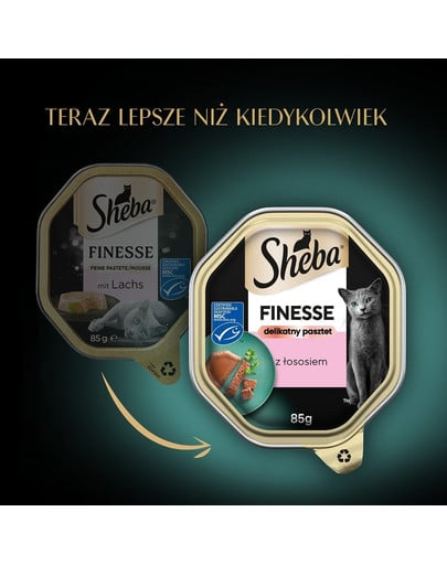 SHEBA Finesse delikatny pasztet tacka 22x85 g dla kota