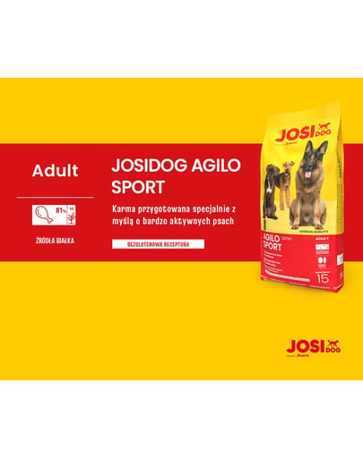 JOSERA JosiDog Agilo Sport 15kg