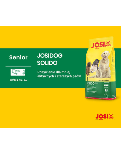 JOSERA JosiDog Solido karma dla psów mało aktywnych 15 kg