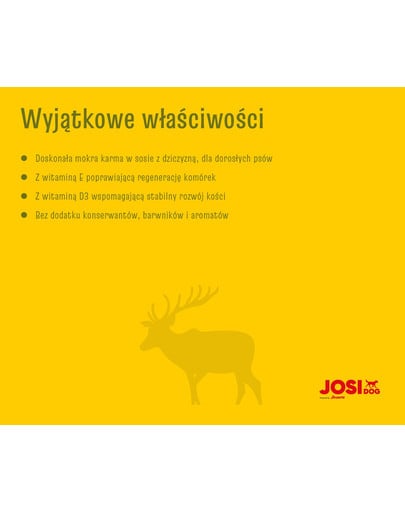 JOSERA JosiDog puszka w sosie 415g dla dorosłych psów