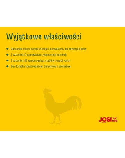 JOSERA JosiDog puszka w sosie 415g dla dorosłych psów