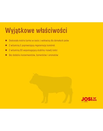 JOSERA JosiDog puszka w sosie 415g dla dorosłych psów