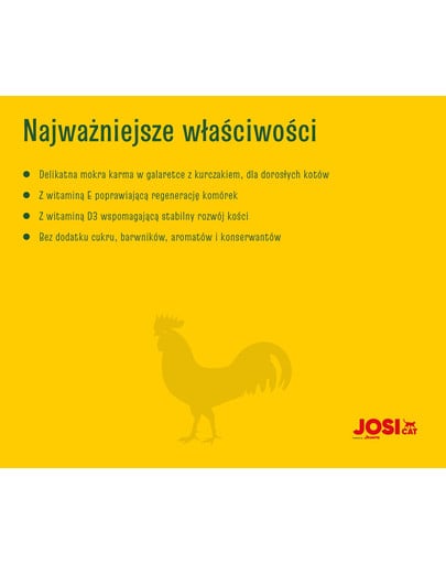 JOSERA JosiCat puszka w galaretce 400g dla dorosłego kota