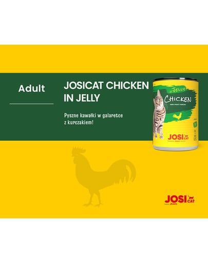 JOSERA JosiCat puszka w galaretce 400g dla dorosłego kota