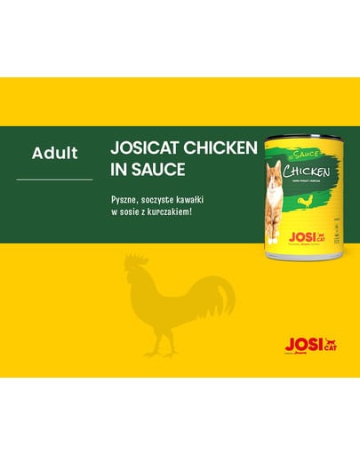 JOSERA JosiCat puszka w sosie 415g dla dorosłego kota