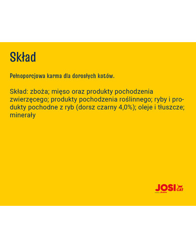 JOSERA JosiCat crispy duck 650g karma dla kotów