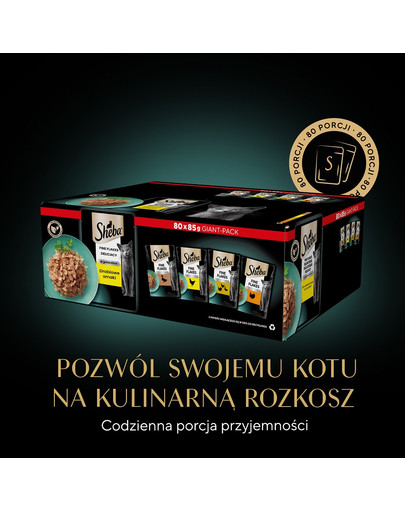 Delicacy Drobiowe smaki saszetki w galaretce 80x85g kaczka, kurczak, drób