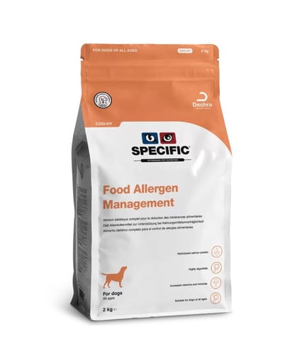 Dog CDD-HY Food Allergen Management 2 kg hydrolizowana karma dla psów w każdym wieku z alergią pokarmową