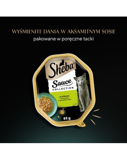 SHEBA Sauce Speciale 85g mokra karma w sosie dla dorosłego kota