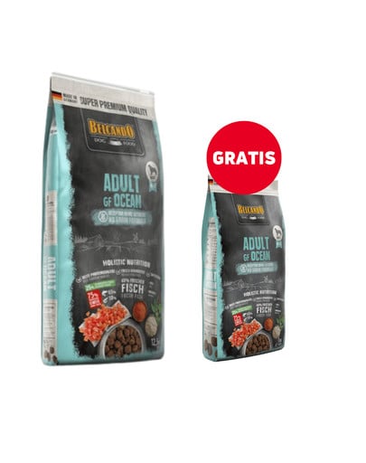 BELCANDO Adult Grain Free Ocean M-XL 12.5 kg sucha karma dla psa + karma 1 kg GRATIS