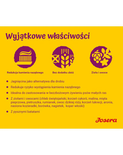 JOSERA Mini Deluxe 900g dla psów dorosłych