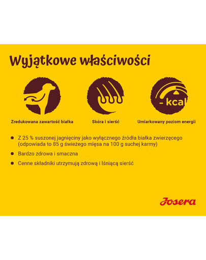 JOSERA Lamb & Rice 900g z delikatną jagnięciną