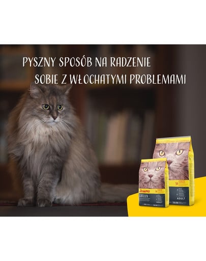 JOSERA Cat Catelux przeciwdziała powstawaniu kul włosowych 2 kg