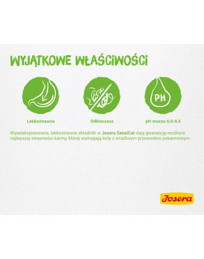 JOSERA SensiCat dla wrażliwych kotów 400 g