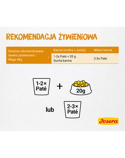 JOSERA Pate saszetka 16 x 85 g dla kotów