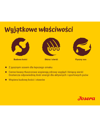 JOSERA Dog Festival 4 kg dla wybrednych psów, z pysznym sosem