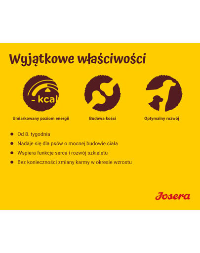 JOSERA Kids 12,5kg dla młodych psów ras średnich i dużych