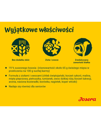 JOSERA Lachs&Kartoffel 12,5kg dla dorosłych psów z łososiem i ziemniakami