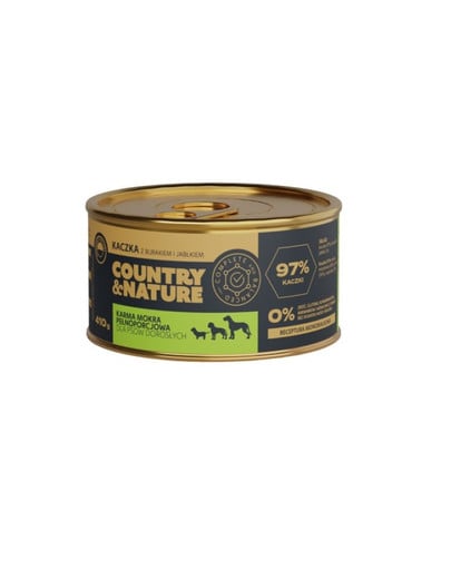 COUNTRY&NATURE Bezzbożowa mokra karma 410 g dla dorosłych psów