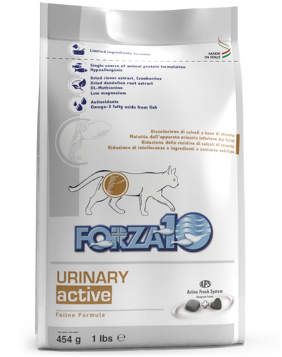 Urinary Active Cat Dieta Nutraceutyczna na problemy z układem moczowym kotów 454 g