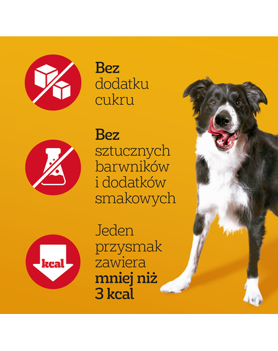 PEDIGREE Ranchos Cubes 70 g karma uzupełniająca dla dorosłych psów z wołowiną