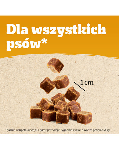 PEDIGREE Ranchos Cubes 70 g karma uzupełniająca dla dorosłych psów z wołowiną