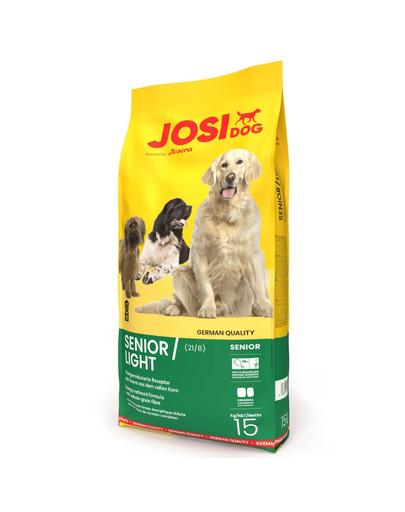 JosiDog Senior Light 15 kg dla starszych i mniej aktywnych psów