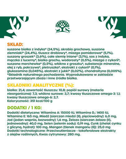 JAMES WELLBELOVED Adult 1,5 kg bezzbożowa sucha karma pełnoporcjowa dla dorosłych psów 1-7 lat bogata w indyka i warzywa