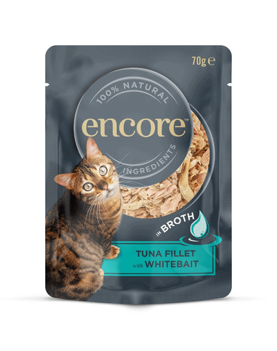 Cat tuńczyk z białorybą w bulionie dla kota 16x70g
