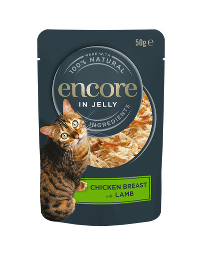 ENCORE Cat Multipak mix smaków z kurczakiem w galaretce dla kota 20x50g