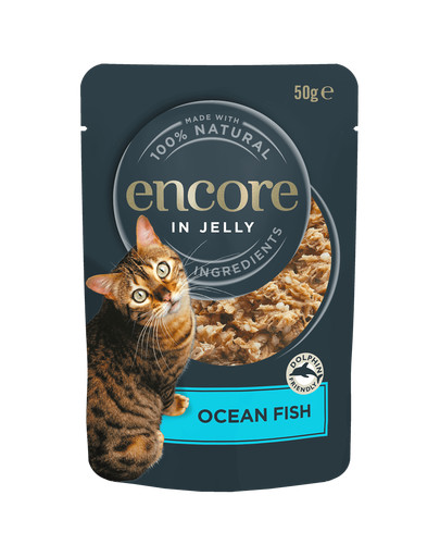 ENCORE Cat Multipak mix smaków rybnych w galaretce dla kota 20x50g