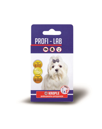 Profi-Lab Krople pielęgnacyjne dla psów o wadze 5 - 15 kg 2 x 1.5ml