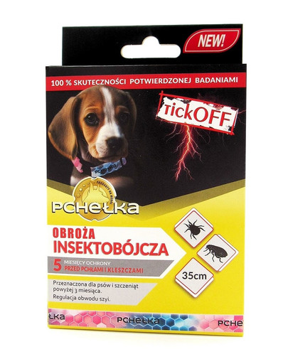 TickOff Obroża insektobójcza dla psa 35 cm