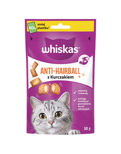Anti-Hairball 50 g przysmaki odkłaczające dla dorosłych kotów