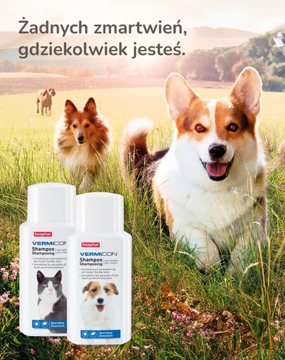 BEAPHAR Vermicon Szampon Dog 200 ml przeciwpchłowy dla psów