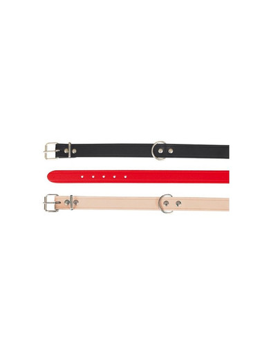 Obroża xs-s 24-29 cm / 12 mm naturalna