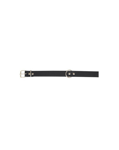 Obróżka skórzana 42 cm / 16 mm czarna