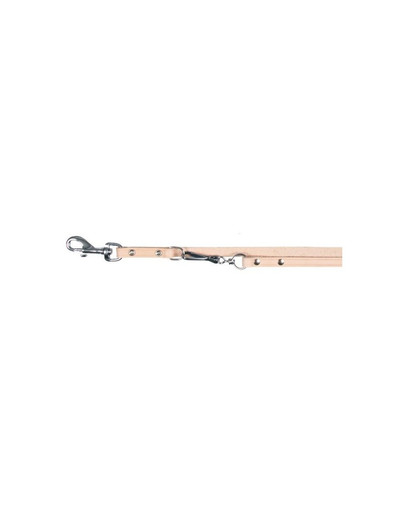 Smycz "Basic adjustable lead" XS - S  2 m / 10 mm naturalny