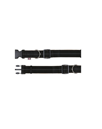 Obroża softline elegance collar m – l 40 – 55 cm / 38 mm  czarny