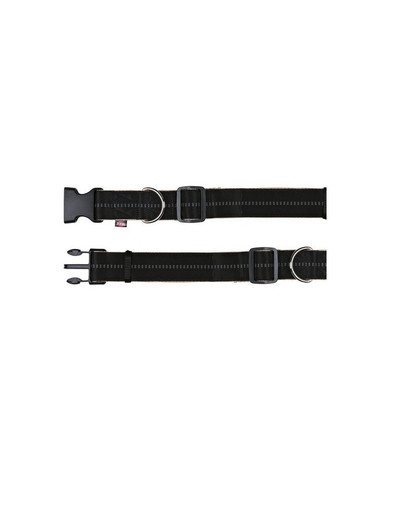 Obroża softline elegance collar  l – xl 55 – 70 cm / 38 mm czarny