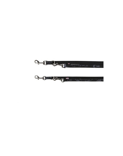 Nylonowa smycz x s 2 m / 10 mm czarna