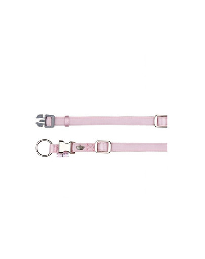 Obroża princess x s 20-30 cm / 10 mm różowa