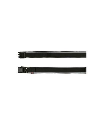 Obroża L  48–55 cm /30 mm czarna