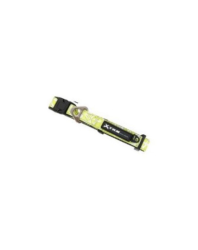 Obroża regulowana x-trm - 15 mm zielona