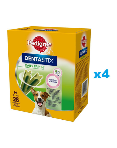 PEDIGREE DentaStix Daily Fresh przysmaki o smaku kurczaka dla psów małych ras 16x110g