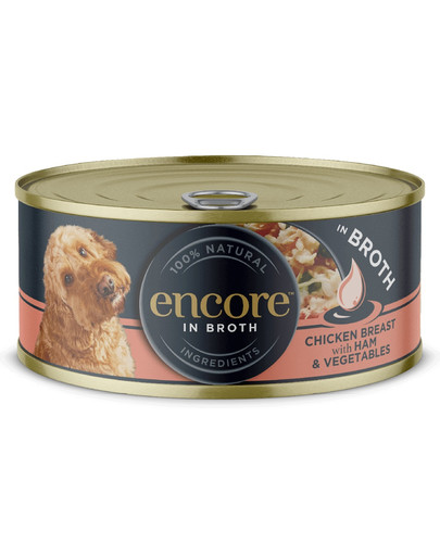 Dog pierś z kurczaka z szynką i warzywami w bulionie dla psa 12x156g