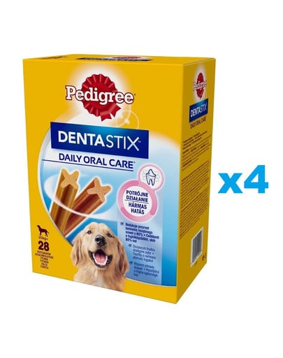 PEDIGREE DentaStix (duże rasy) przysmak dentystyczny dla psów 112 szt. - 16x270g